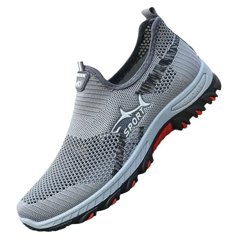 Men's summer sneakers Sporty men's mesh shoes breathable sports shoes canvas lightweight  sneakers cheap shoes clearance