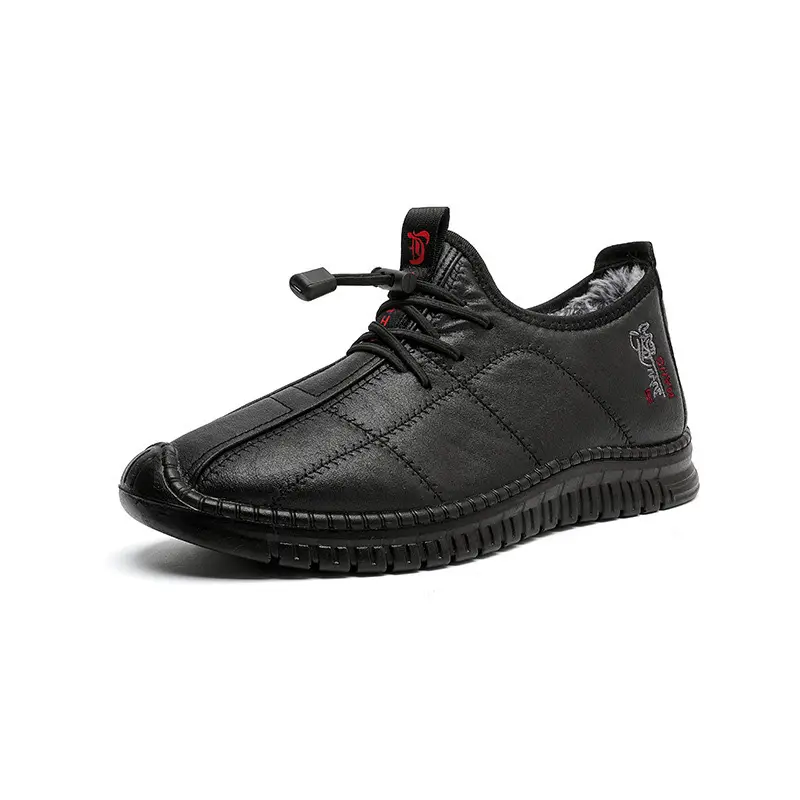 2025 Winter Men's Cotton Shoes Warm, Velvet, Waterproof, Anti slip, Thickened Walking Boots, Extra Large Size 38-48 mens shoes