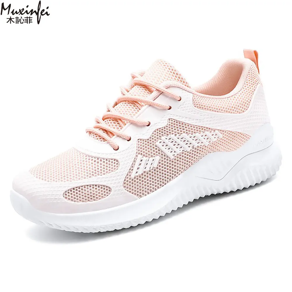 ​women's Summer Shoes 2025 Casual Sneakers Mesh Breathable Surface Chunky Sole Trendy Fashion Trendy Free Shippiing Shoes