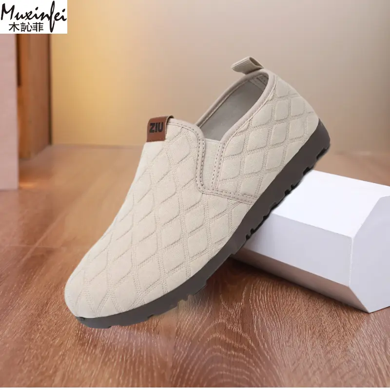 Women's Summer Shoes 2025 New Style One Step Flat Mom Shoes Shallow Mouth Lazy Breathable Cheap Shoes Clearance Free Shipping