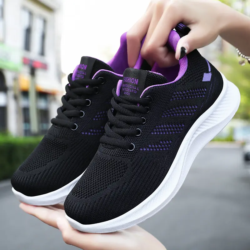 Women's casual soft sole sports shoes, breathable single-sided mesh shoes, mom's , running shoes, women's sneakers