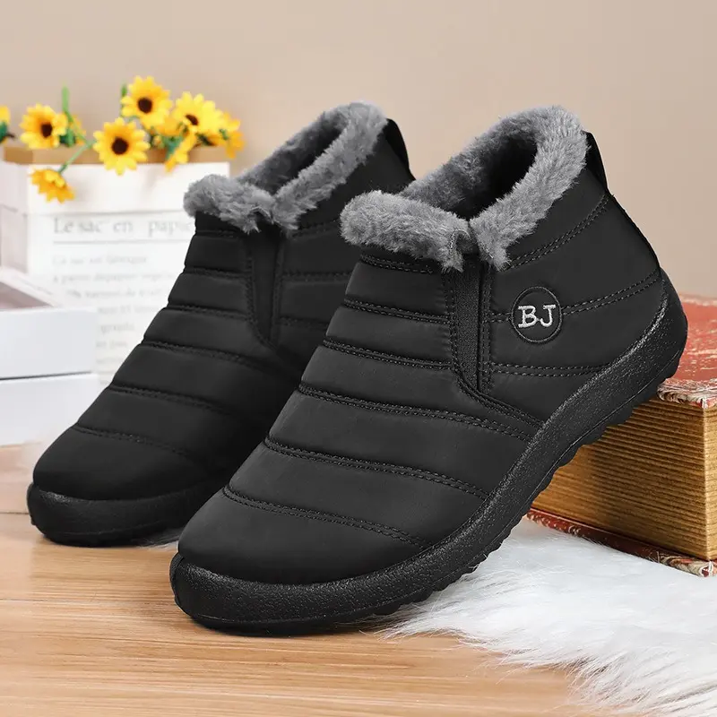 Women's Winter Boots New Snow Boots Plush and Thick Cotton Ultra Light and Warm Casual Shoes Thick Cotton Boots