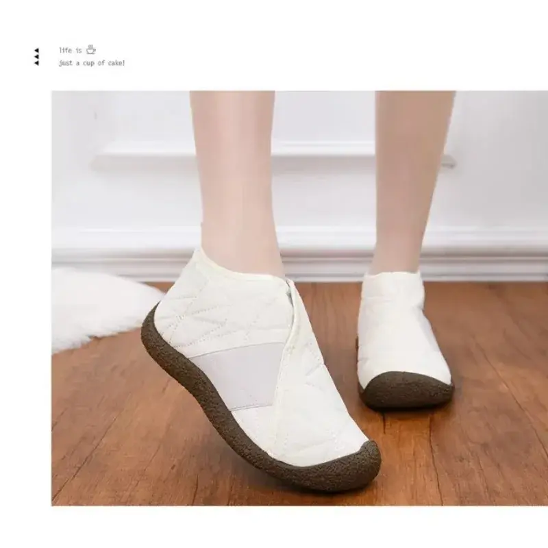 2024 Winter Hot selling Women's Shoes, Comfortable and Warm Women's Snow Boots with Thick Velvet on One Step
