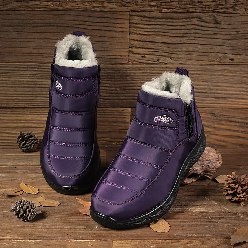 Cotton shoes for women in winter 2024 thick and warm snow boots plus size for women short boots for men fishing boots for warmth