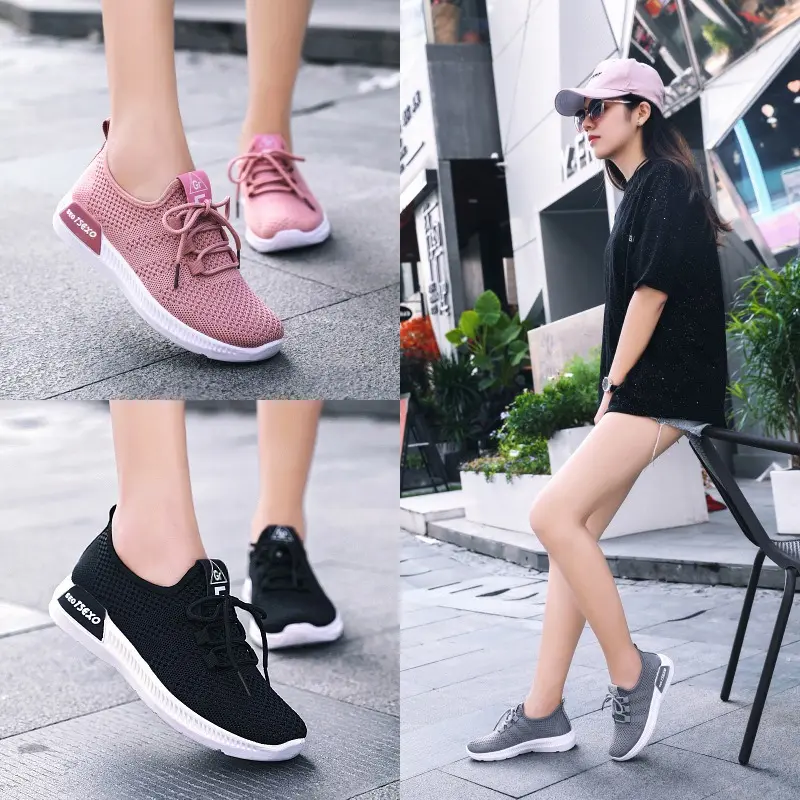 Versatile Sports Shoes Casual Style Fashionable Trend Running Commuting  One Foot Kick New  Women's Sports Shoes Launched
