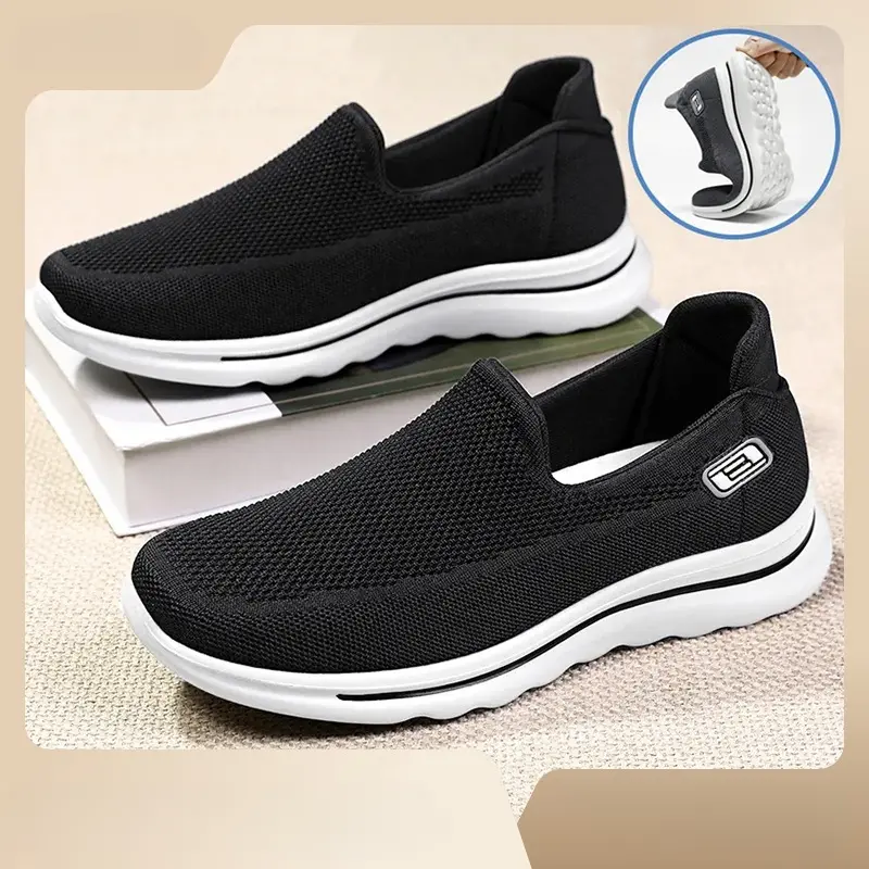 Women Shoes Summer Flying Weave Sneakers Super Light Comfortable Vulcanized Shoes Female Mesh Breathable Sneakers Women Shoes