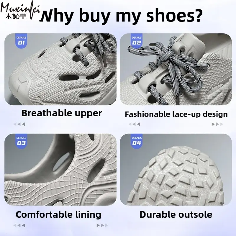 Men's Shoes Summer Baotou Slippers Sports Beach Sandals Fashionable Versatile Hollow Men's Cheap Shoes Clearance Free Shipping