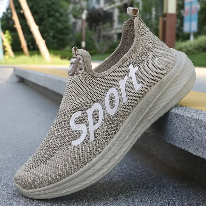 Breathable Mesh Sneakers Comfortable Casual Sport Shoes Fashion Shoes Lightweight Deodorant Outdoors Shoes Plus Size 39-44