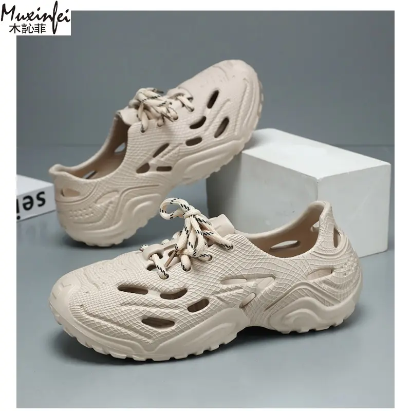 Men's Shoes Summer Baotou Slippers Sports Beach Sandals Fashionable Versatile Hollow Men's Cheap Shoes Clearance Free Shipping