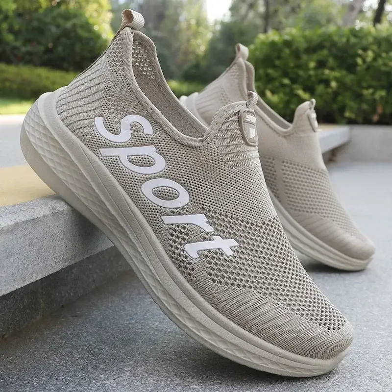 Breathable Mesh Sneakers Comfortable Casual Sport Shoes Fashion Shoes Lightweight Deodorant Outdoors Shoes Plus Size 39-44