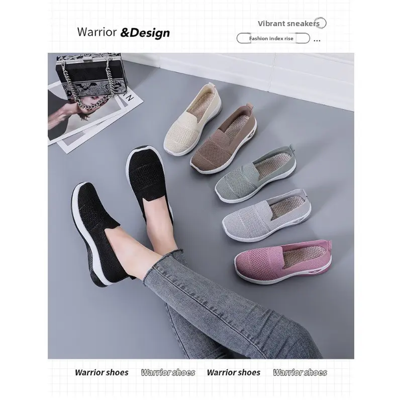 Women's Multifunctional New Shallow Mouth Comfortable Simple and Elegant Daily Casual Shoes for Easy Entry