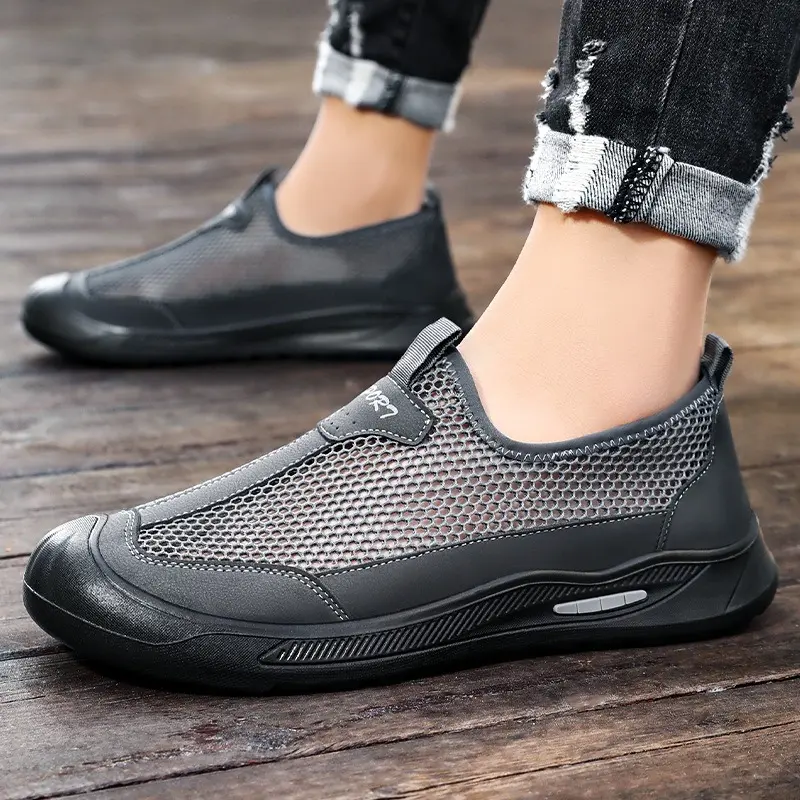 Men's Summer Shoes Mesh Breathable Single Casual Sneaker Soft Soled Sports Shoes Comfortable Free Shippiing Shoes