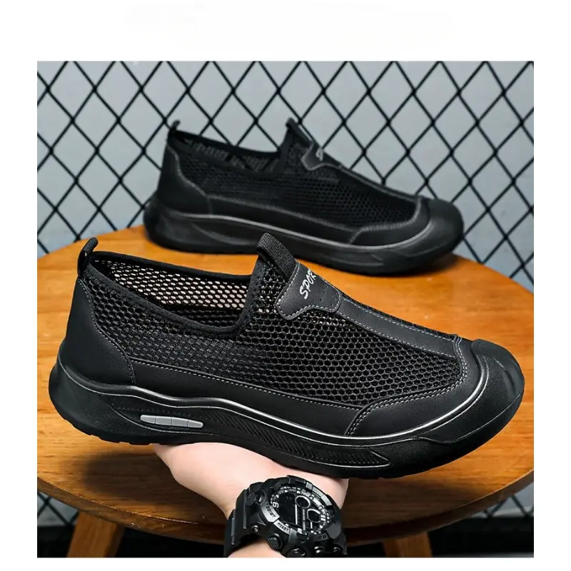 Men's Summer Shoes Mesh Breathable Single Casual Sneaker Soft Soled Sports Shoes Comfortable Free Shippiing Shoes