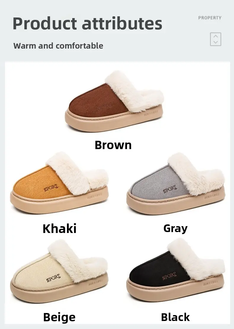 New Velvet Thickened Women's Cotton Shoes Fashionable, Versatile, Beautiful and Easy To Wear Women's Cotton Boots
