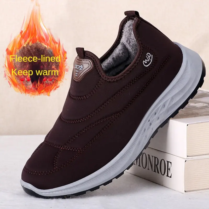 2023 Winter New Cotton Shoes for Men and Women Couples, Women's Boots with Thickened Velvet Warm Anti slip Cold and Snow Boots