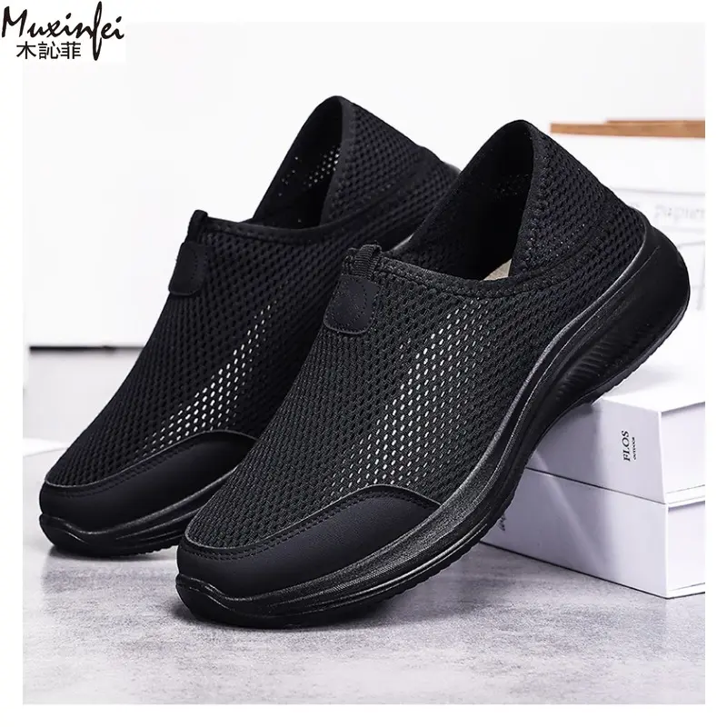 Women's Summer Shoes Breathable Casual with Mosquito Repellent Mesh Surface Single Shoe Soft Sole Comfortable and Comfortable