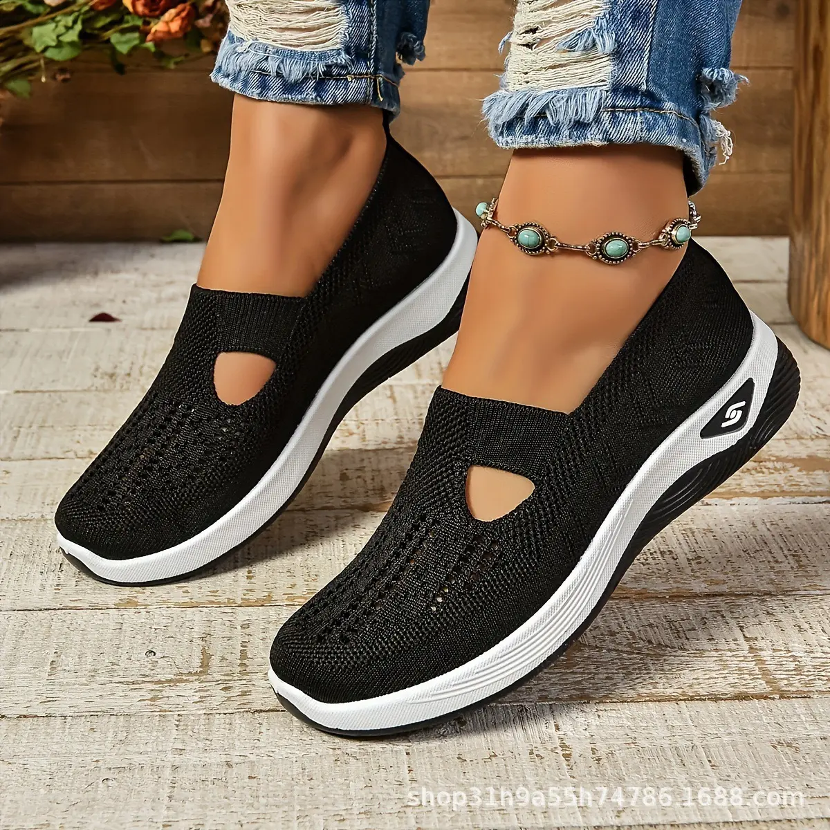 Sports women's shoes 2025 new breathable casual women's running shoes casual shoes lightweight anti odor mesh surface