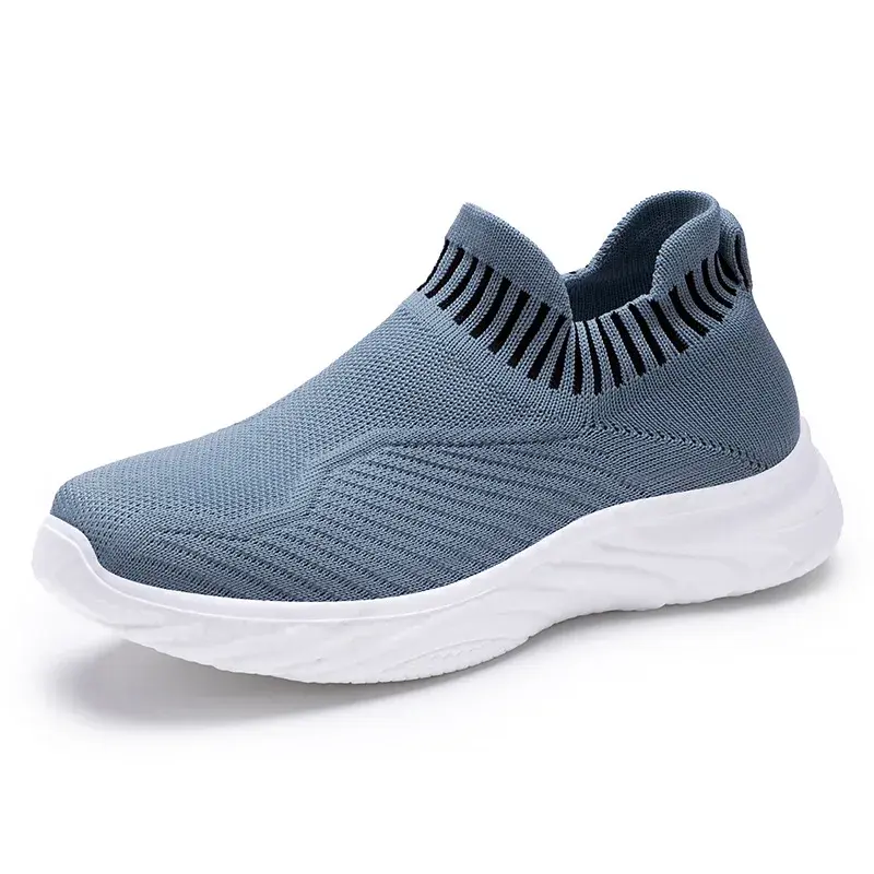 New Spring Summer Women Shoes Knitting Sock Women's Sneakers Breathable Women Flat Shoes Soft Bottom Casual Walking Shoes