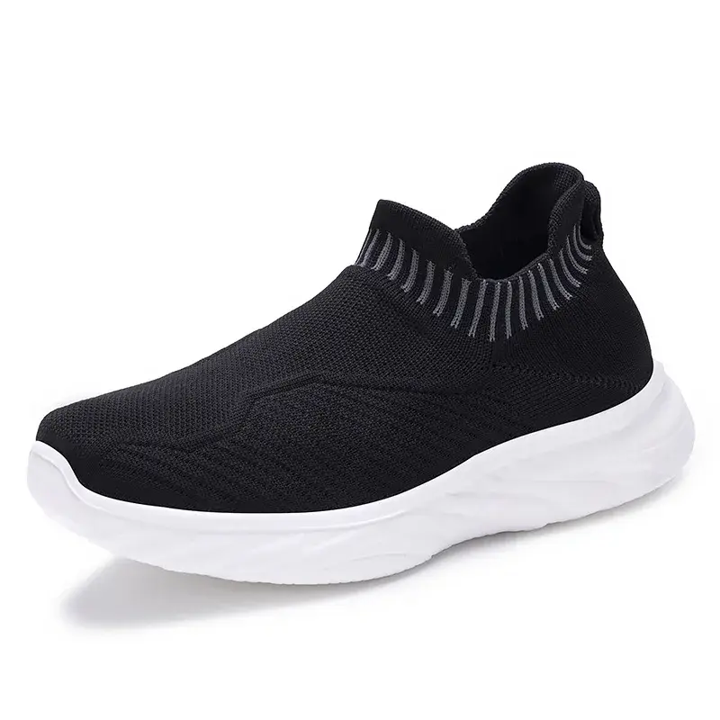 New Spring Summer Women Shoes Knitting Sock Women's Sneakers Breathable Women Flat Shoes Soft Bottom Casual Walking Shoes