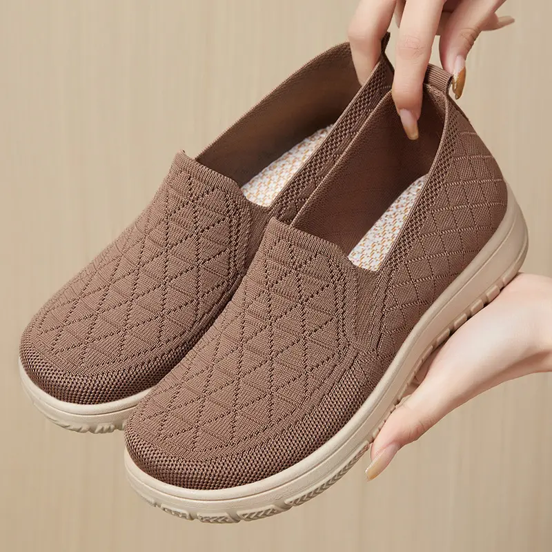 Women's Spring New Shoes One Step Stepping Cloth Shoe Shallow Mouth Flat Shoe Soft soled Comfortable and Versatile Women's Shoes