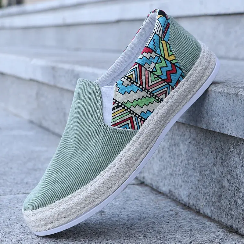 Men's summer sneakers light blue summer shallow mouth fisherman's shoes casual sneakers cheap shoes clearance freeshipping