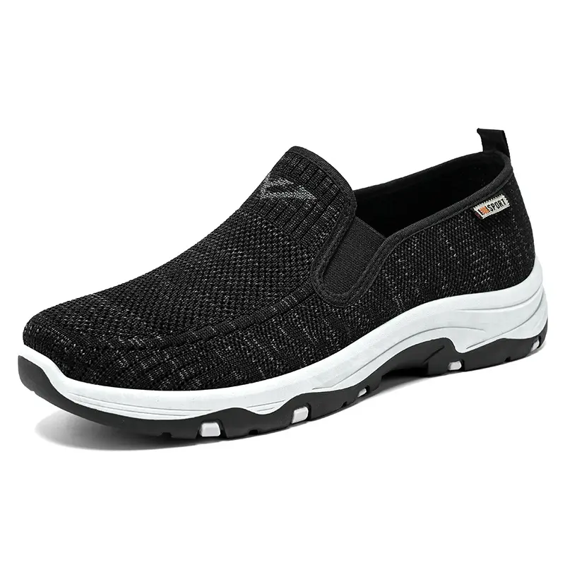 Men's Summer Casual Sports Shoes with Breathable Knitting Sneakers Men Soft Sole Men's Casual Shoes Cheap Shoes Clearance