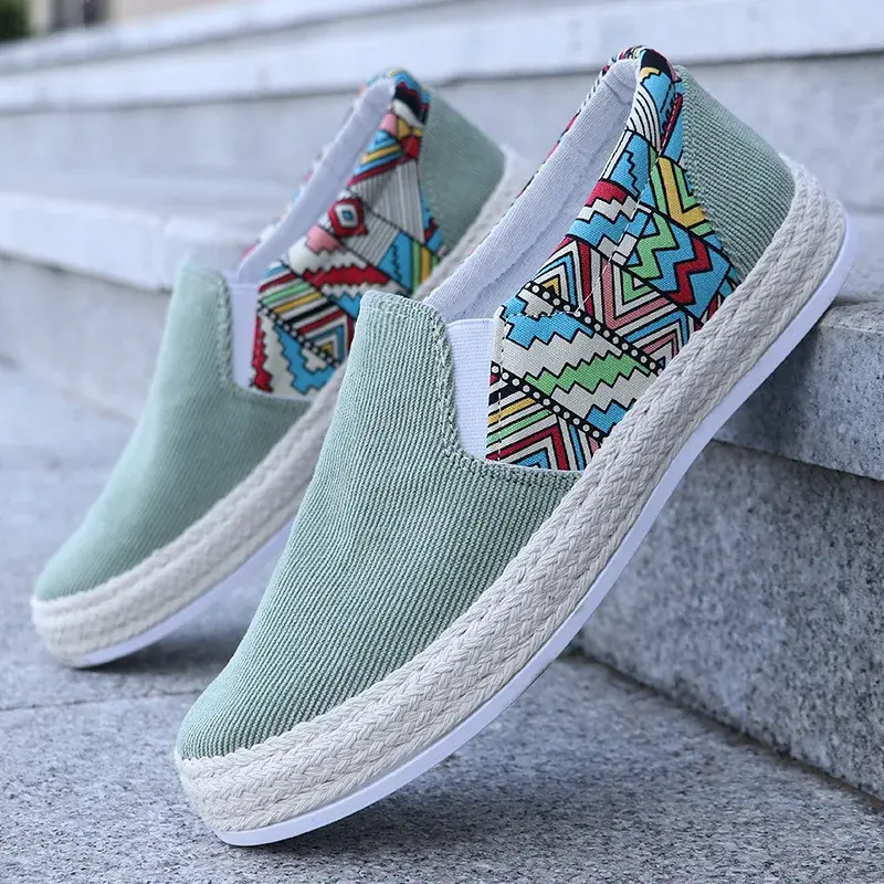 Men's summer sneakers light blue summer shallow mouth fisherman's shoes casual sneakers cheap shoes clearance freeshipping
