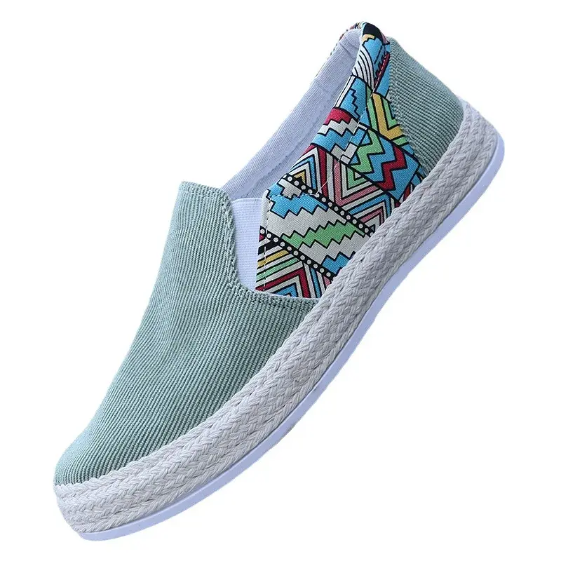 Men's summer sneakers light blue summer shallow mouth fisherman's shoes casual sneakers cheap shoes clearance freeshipping