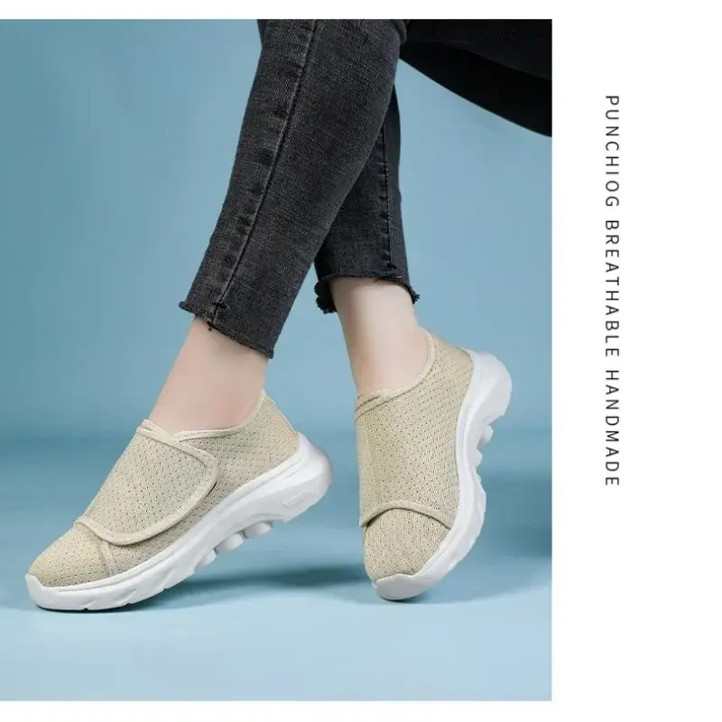 Sneakers women Orthopedics Wide Feet Swollen Walking Casual Shoes Thumb Eversion Adjusting Soft Comfortable Diabetic Woman Shoes