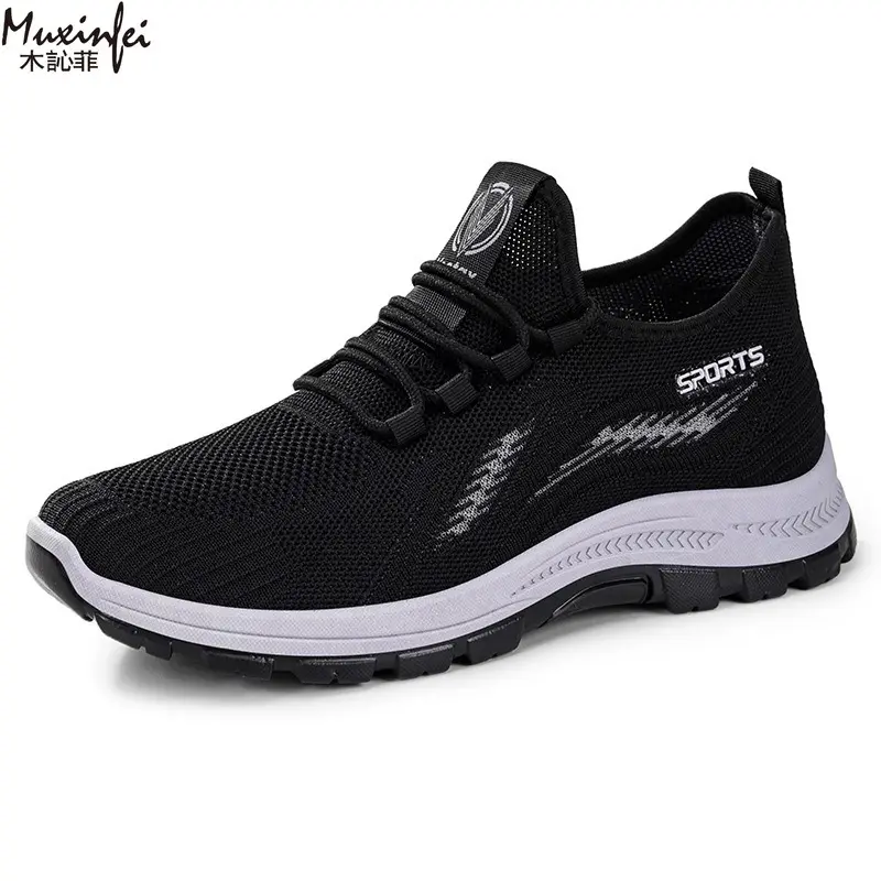 Men's Summer Sport Shoes New Soft Soled Comfortable Running Shoes Breathable Mesh Casual Sneakers Men's Cheap Shoes Clearance