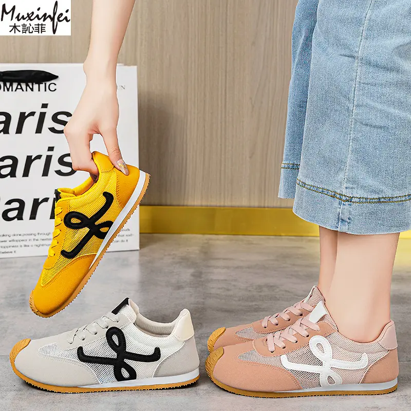 Women's Summer Shoes Casual Fashionable and Versatile Soft Soled Comfortable Running Shoes Breathable Mesh Free Shippiing Shoes