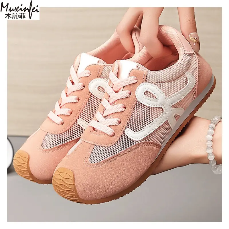 Women's Summer Shoes Casual Fashionable and Versatile Soft Soled Comfortable Running Shoes Breathable Mesh Free Shippiing Shoes