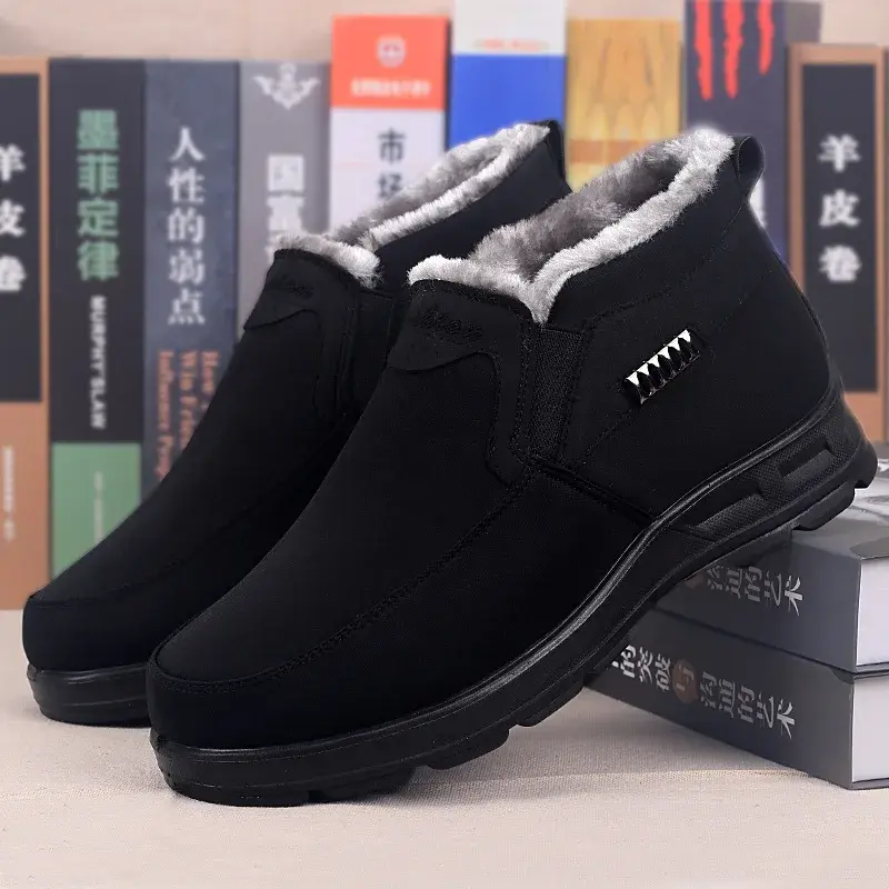 Boots Men's Snow Outdoor Men's Shoes Hot Style Men's Winter Boots Hiking Ankle Boots Waterproof Men's Shoes Work Shoes Footwear