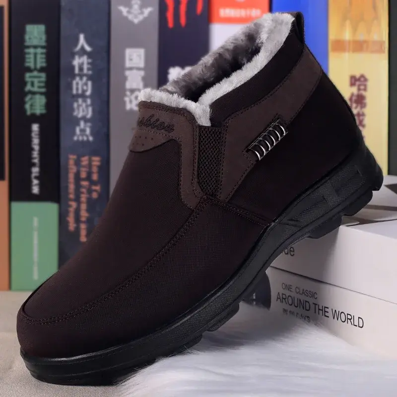 Boots Men's Snow Outdoor Men's Shoes Hot Style Men's Winter Boots Hiking Ankle Boots Waterproof Men's Shoes Work Shoes Footwear