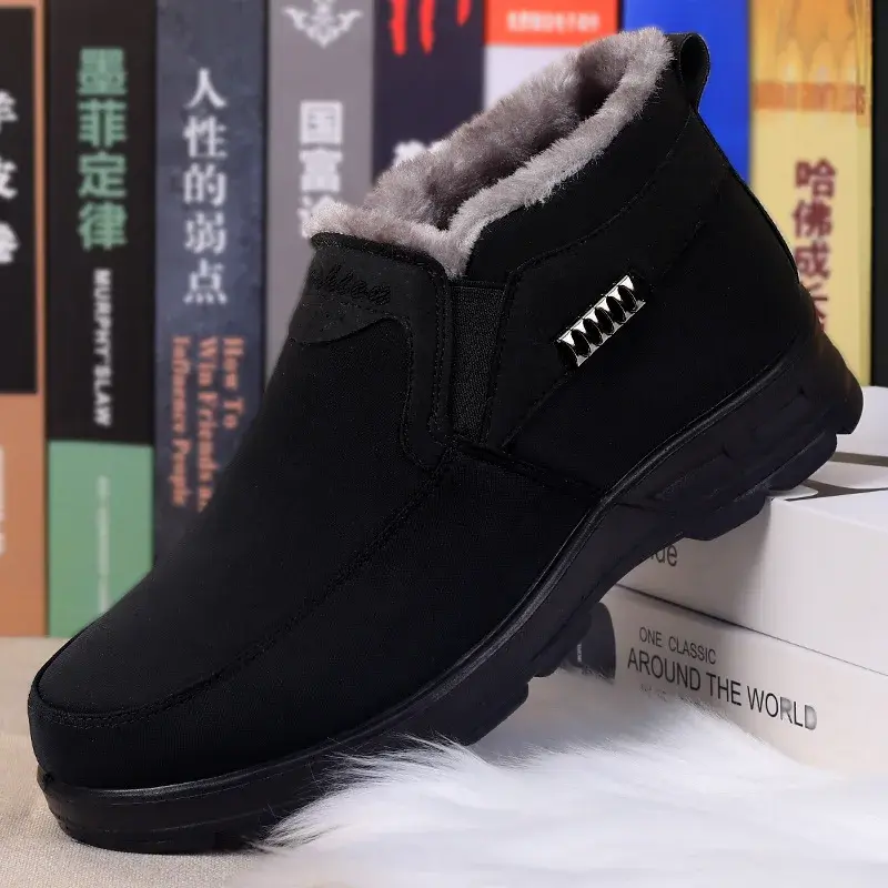 Boots Men's Snow Outdoor Men's Shoes Hot Style Men's Winter Boots Hiking Ankle Boots Waterproof Men's Shoes Work Shoes Footwear