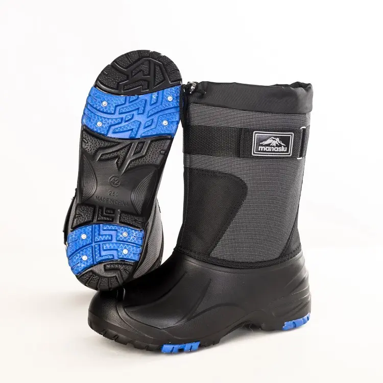 Waterproof Men Winter Boots 2023 Non-slip Men Snow Boots Platform Shoes Men Boots Army Short Plush Men Winter Shoes Plus Size 46