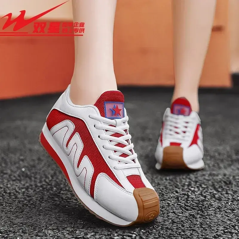 Spring and Autumn Korean Soft Sole Shock Absorbing Sport Casual Shoe for Men Versatile Couple Fashion Window Sill Shoe for Women