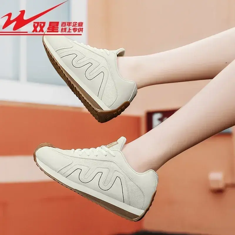 Spring and Autumn Korean Soft Sole Shock Absorbing Sport Casual Shoe for Men Versatile Couple Fashion Window Sill Shoe for Women