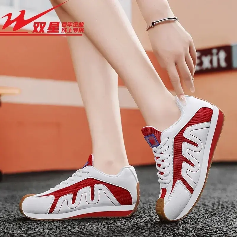 Spring and Autumn Korean Soft Sole Shock Absorbing Sport Casual Shoe for Men Versatile Couple Fashion Window Sill Shoe for Women