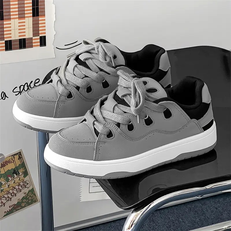 Thick Soled Height Increasing Shoes Grass Outdoor Walking Shoes Couple Style Trendy Men's and Women's Essential for Teenagers