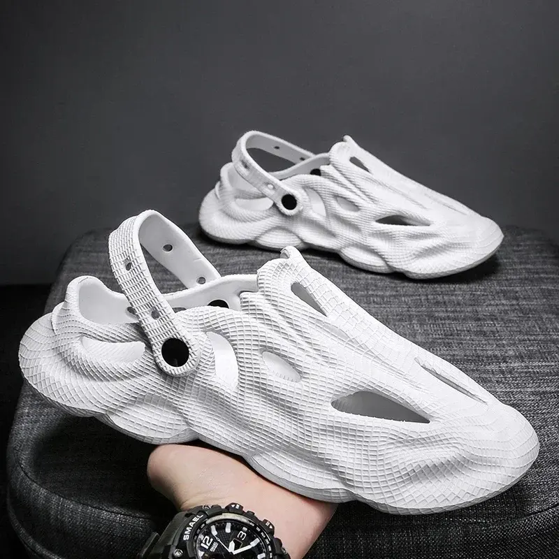 Lightweight Beach Shoes 35-45 Plus Size Platform Shoes Breathable Men Slippers Comfortable Mens Sandals Non-slip Garden Shoes