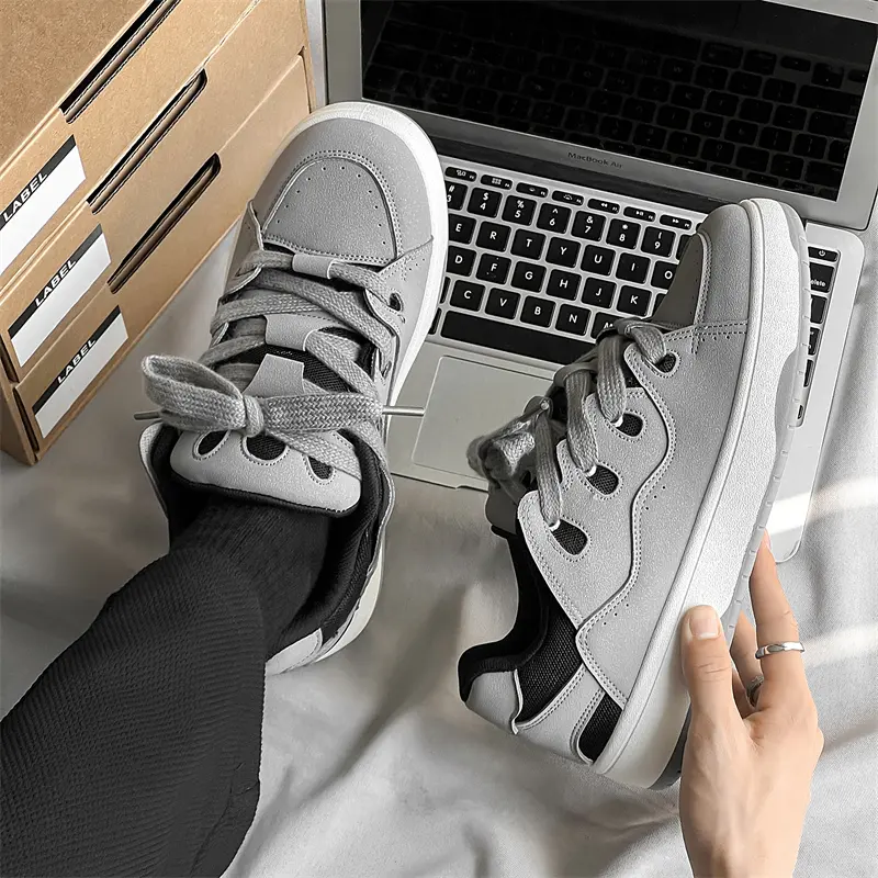 Thick Soled Height Increasing Shoes Grass Outdoor Walking Shoes Couple Style Trendy Men's and Women's Essential for Teenagers