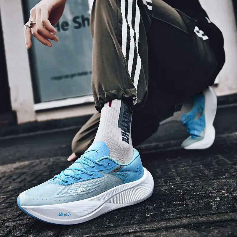 Marathon Men's Running Shoes Gym Mens Trainers Zapatillas De Deporte Man Sneakers Ultralight Men's Carbon Plate Sports Shoes