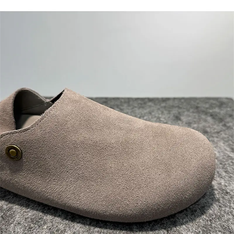 New Fashion Men Leather Flats Shoes Comfortable Man Casual Shoes Slip on Male Outdoor Walking Shoes Split Leather Driving Shoes