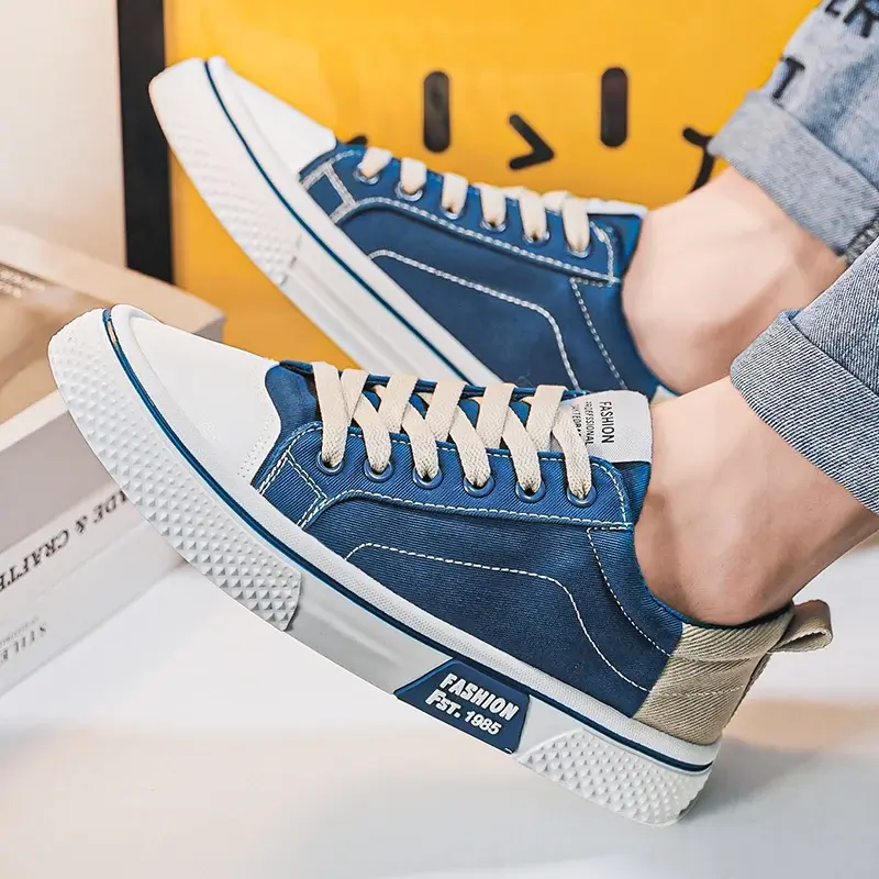 Men's Shoes Board Shoes Fashion Shoes 2024 Breathable Non-slip Men and Women's Casual Shoes Four Seasons Explosive Canvas Shoes