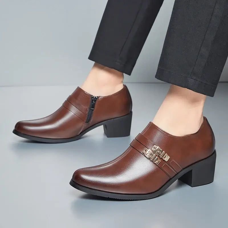Men Dress Shoes Classic Luxury Oxfords Leather Shoes for Men Business Casual Loafers Quality Plus Size Men Wedding Formal Shoes