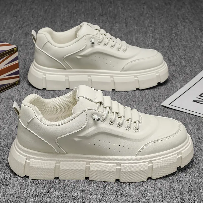 2025 Men' S Oxford Shoes Retro Luxury Leather Shoes Fashion Breathable Sneakers Handmade Platform Boot New Casual Shoes for Men