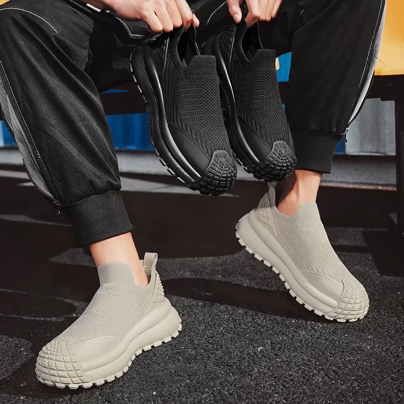 Men Breathable Sneakers Summer Mesh Casual Shoes For Men Walking and Running Lightweight Sport Footwear Non-slip Plus Size 39-44