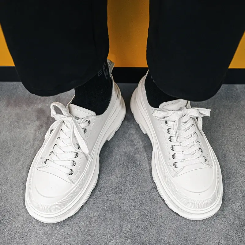 New Couple's Edition Casual Sneakers Canva Summer Fashionable Versatile Men's Women's Small White Shoes Breathable EVA Sole