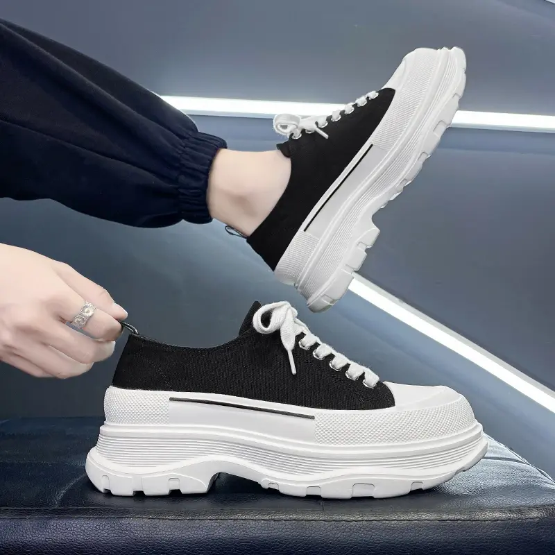 New Couple's Edition Casual Sneakers Canva Summer Fashionable Versatile Men's Women's Small White Shoes Breathable EVA Sole